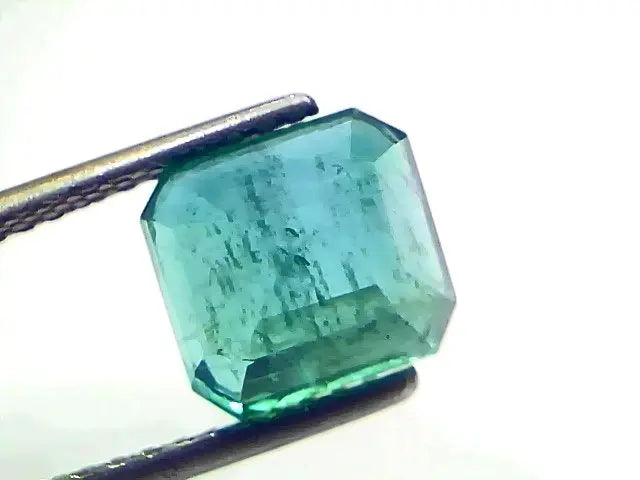 4.01 Ct GII Certified Untreated Natural Zambian Emerald Gemstone AAA
