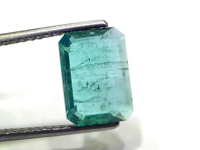 4.01 Ct GII Certified Untreated Natural Zambian Emerald Gems AAA - Venus Gems