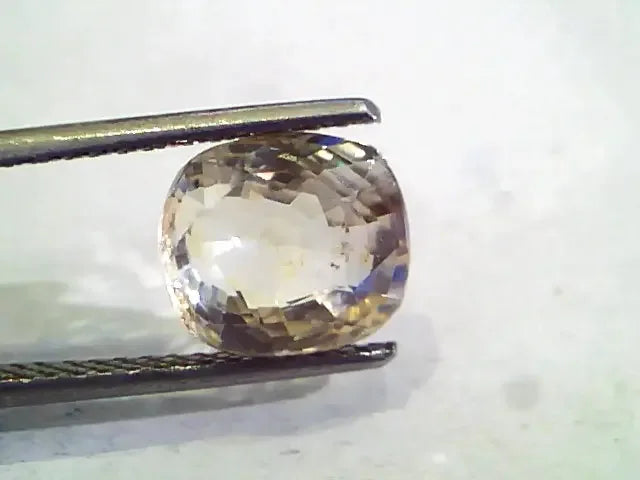 4.00 Ct Unheated Untreated Natural Ceylon White Sapphire Gems - Venus Gems