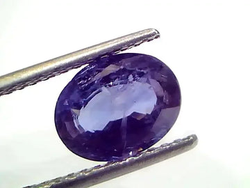 4.02 Ct IGI Certified Unheaated Untreated Natural Ceylon Blue Sapphire AA - Venus Gems