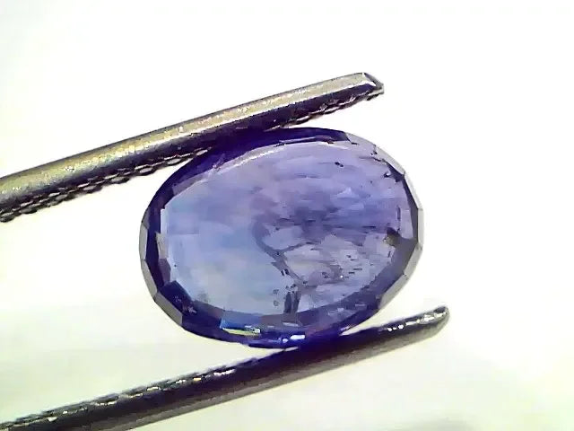 4.02 Ct IGI Certified Unheaated Untreated Natural Ceylon Blue Sapphire AA - Venus Gems