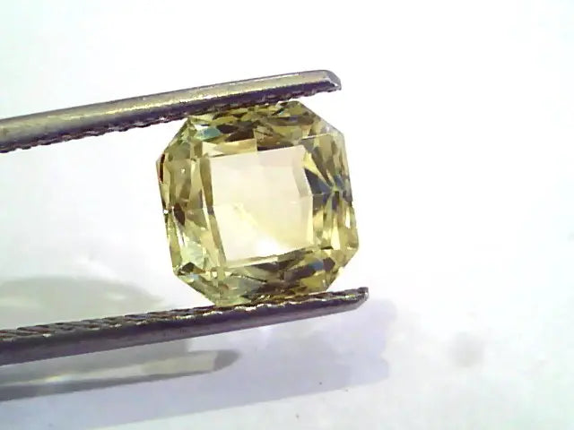 4.03 Ct Unheated Untreated Natural Ceylon Yellow Sapphire Gems