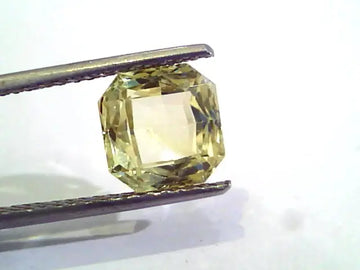4.03 Ct Unheated Untreated Natural Ceylon Yellow Sapphire Gems
