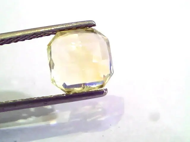 4.03 Ct Unheated Untreated Natural Ceylon Yellow Sapphire Gems