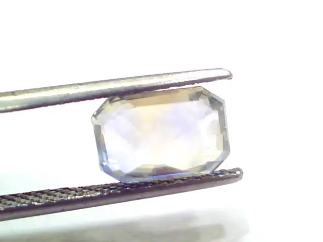 4.03 Ct Unheated Untreated Yellow Blue Mix Pitambari Pukhraj Sapphire