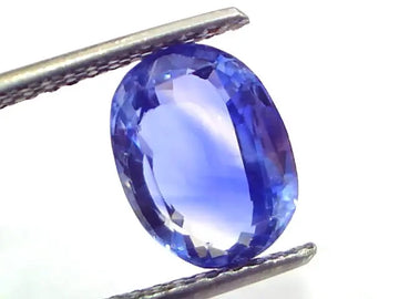 4.03 Ct GII Certified Unheated Untreated Natural Ceylon Blue Sapphire