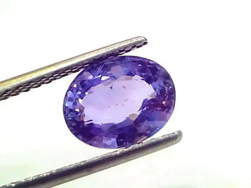 4.03 Ct IGI Certified Unheated Untreated Natural Ceylon Blue Sapphire AAA - Venus Gems