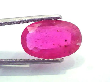 4.03 Ct Natural Ruby Gemstone for Sun Manek (Heated)