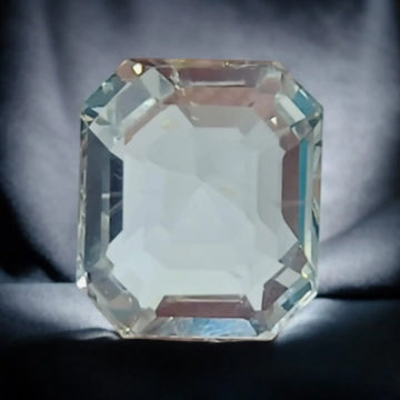 4.03 Ct IGI Certified Unheated Untreated Natural Ceylon White Pukhraj Sapphire - Venus Gems