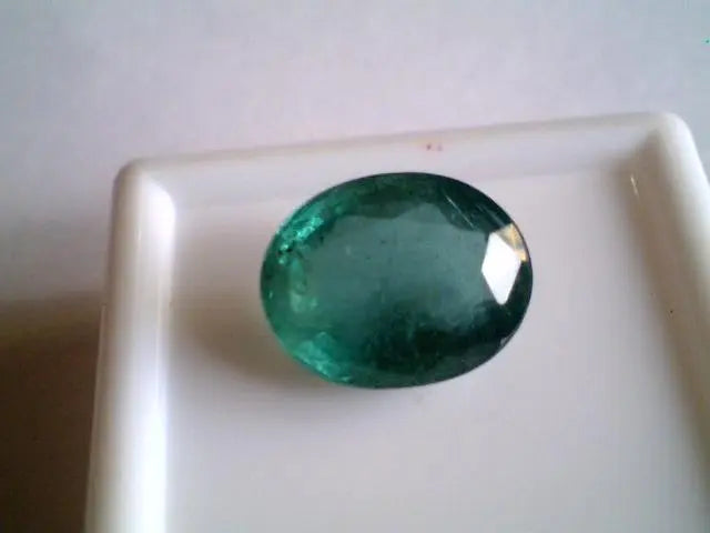4.05 Vvs Clean Untreated Natural Zambian Emerald Gemstone Panna