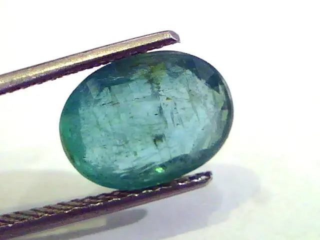 4.10 Ct Untreated Natural Zambian Emerald Gemstone Panna stone