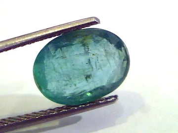 4.10 Ct Untreated Natural Zambian Emerald Gemstone Panna stone