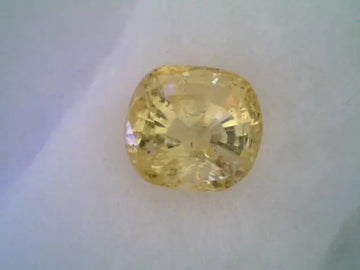 4.05 Ct Unheated Untreted Natural Ceylon Yellow Sapphire Pukhraj