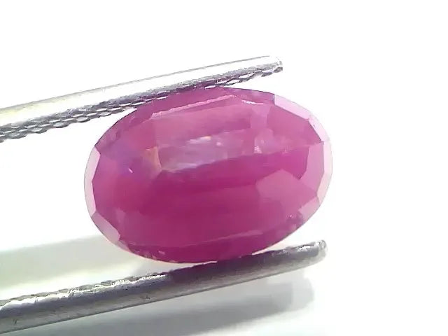 4.08 Ct Certified Unheated Untreated Natural New Burma Ruby Manik Stone - Venus Gems