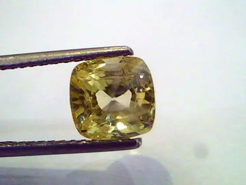 4.10 Ct Unheated Untreated Natural Ceylon Yellow Sapphire Pukhraj