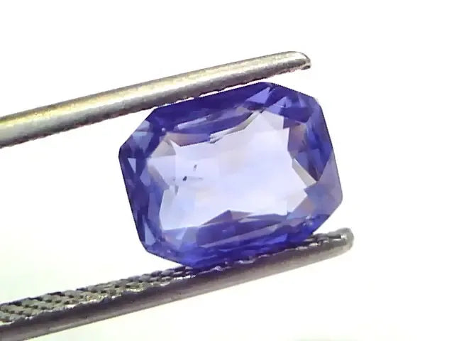 4.06 Ct GII Certified Unheated Untreated Natural Ceylon Blue Sapphire - Venus Gems