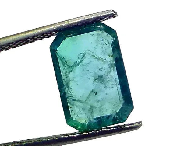 4.06 Ct GII Certified Untreated Natural Zambian Emerald Panna Gems - Venus Gems