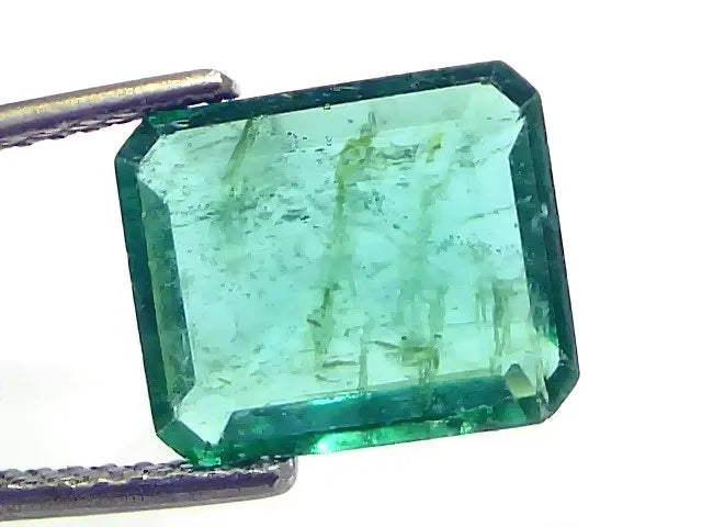 4.07 Ct GII Certified Untreated Natural Zambian Emerald Gemstones