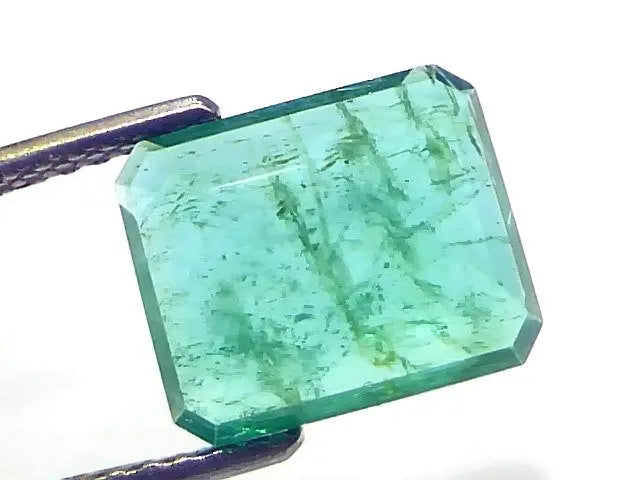 4.07 Ct GII Certified Untreated Natural Zambian Emerald Gemstones