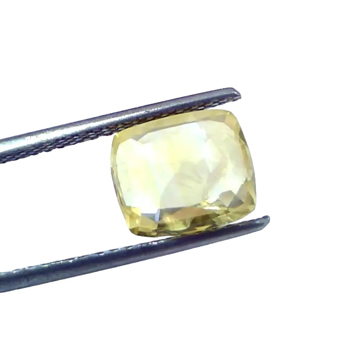 4.08 Ct GII Certified Unheated Untreated Natural Ceylon Yellow Sapphire
