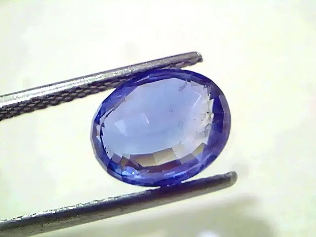 4.09 Ct IGI Certified Unheated Untreated Natural Ceylon Blue Sapphire AAAA