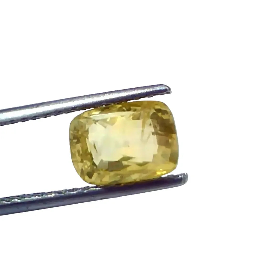 4.09 Ct GII Certified Unheated Untreated Natural Ceylon Yellow Sapphire - Venus Gems