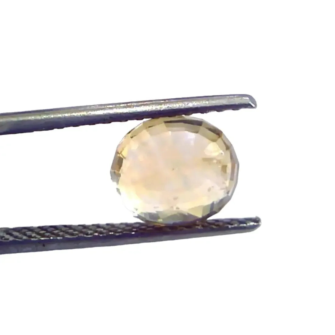 4.09 Ct IGI Certified Unheated Untreated Natural Ceylon Yellow Sapphire - Venus Gems