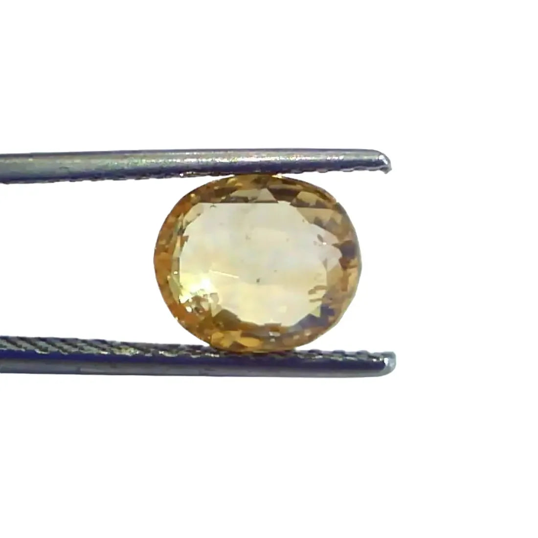 4.09 Ct IGI Certified Unheated Untreated Natural Ceylon Yellow Sapphire - Venus Gems
