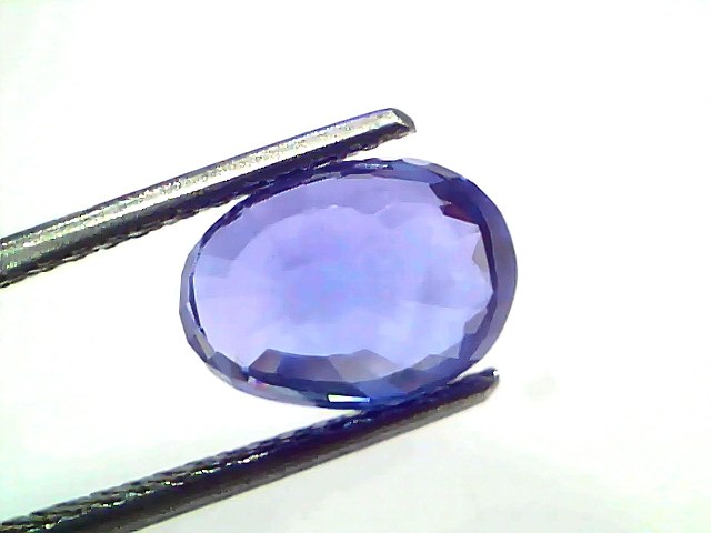 4.09 Carat IGI Certified Unheated Natural Ceylon Blue Sapphire Neelam – 4.5 Ratti