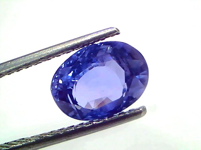 4.09 Carat IGI Certified Unheated Natural Ceylon Blue Sapphire Neelam – 4.5 Ratti