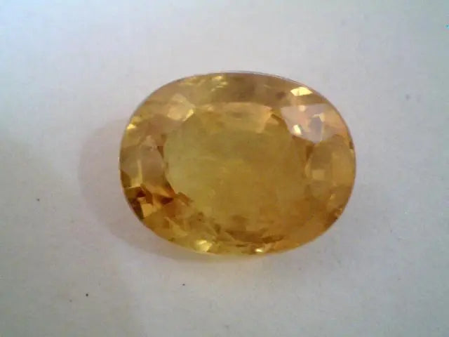 4.10 Ct Premium Grade Natural Bangkok Yellow Sapphire,Pukhraj