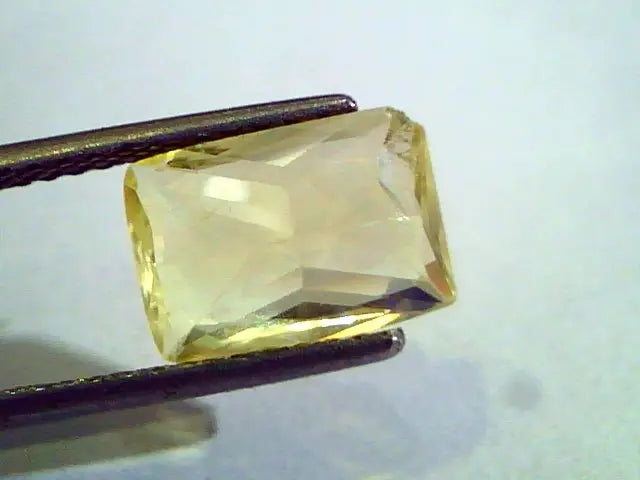 4.16 Ct Unheated Untreated Natural Ceylon Yellow Sapphire Pukhraj