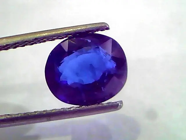 4.08 Ct Untreated Natural Deep Blue Ceylon Sapphire Neelam