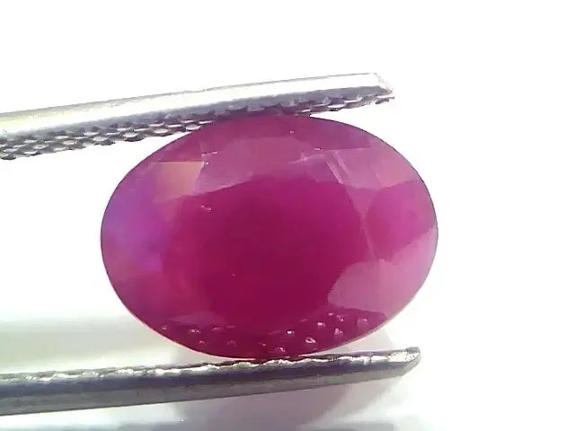 4.19 Ct Certified Unheated Untreated Natural New Burma Ruby Manik Stone - Venus Gems