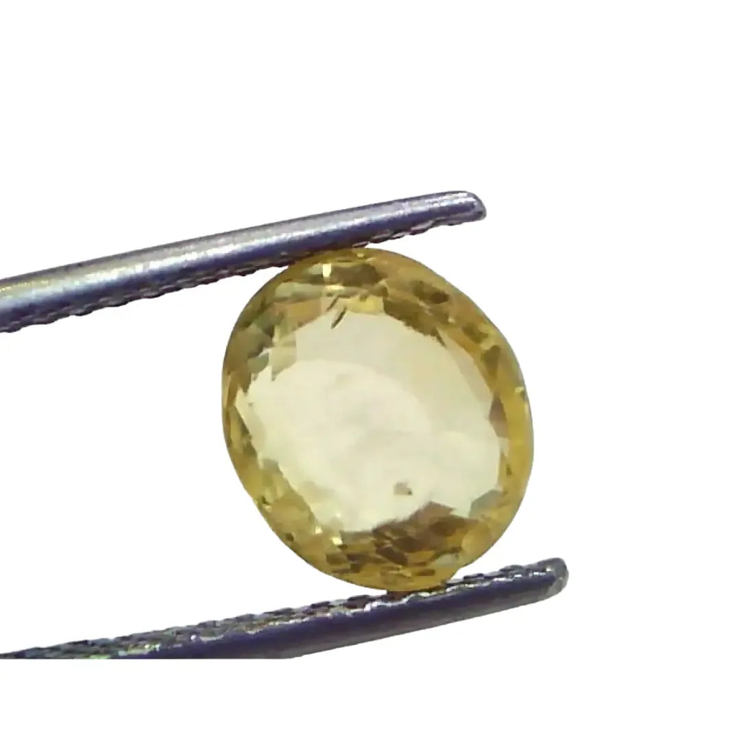 4.10 Ct IGI Certified Unheated Untreated Natural Ceylon Yellow Sapphire - Venus Gems