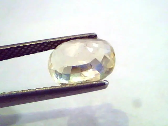 4.11 Ct Unheated Untreated Natural Ceylon Yellow Sapphire Pukhraj