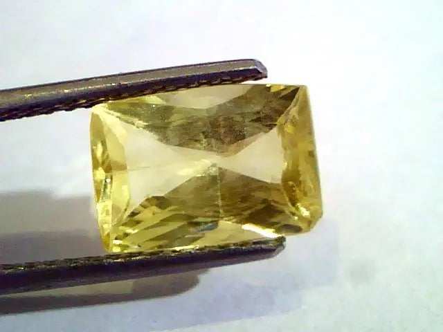 4.16 Ct Unheated Untreated Natural Ceylon Yellow Sapphire Pukhraj