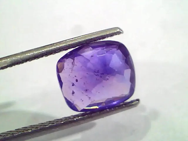 4.11 Ct Unheated Untreated Natural Violet Blue Sapphire Khooni Neelam