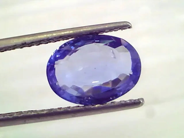 4.11 Ct Unheated Untreated Natural Ceylon Blue Sapphire Neelam A+ - Venus Gems