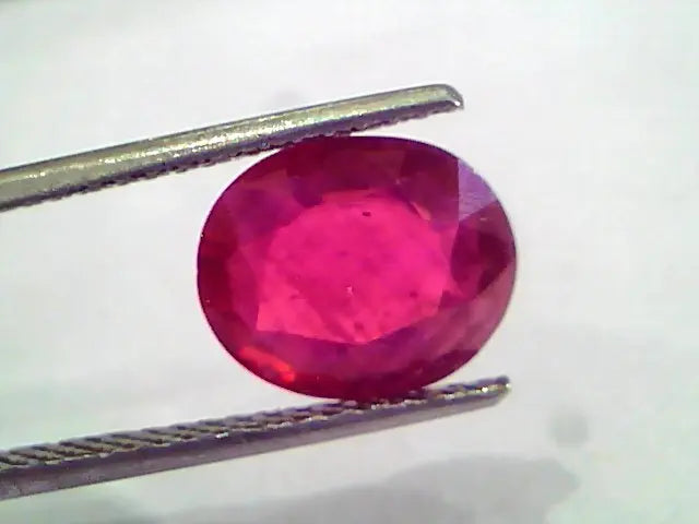 4.08 Ct Natural Ruby Gemstone Manek Gem for Sun (Heated)