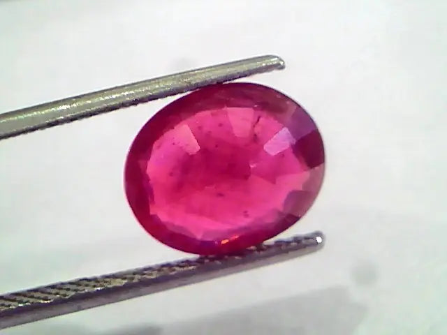 4.08 Ct Natural Ruby Gemstone Manek Gem for Sun (Heated)