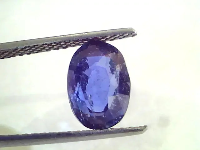 4.14 Ct Unheated Untreated Ceylon Blue Sapphire Neelam Gemstones - Venus Gems