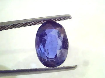 4.14 Ct Unheated Untreated Ceylon Blue Sapphire Neelam Gemstones - Venus Gems