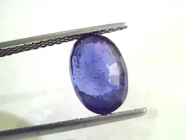 4.14 Ct Unheated Untreated Ceylon Blue Sapphire Neelam Gemstones - Venus Gems