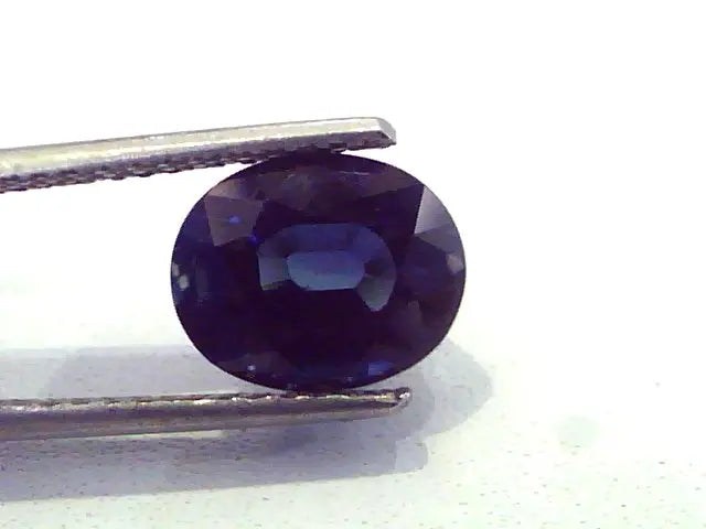 4.13 Ct Unheated Untreated Natural Royal Deep Blue Colour Sapphire