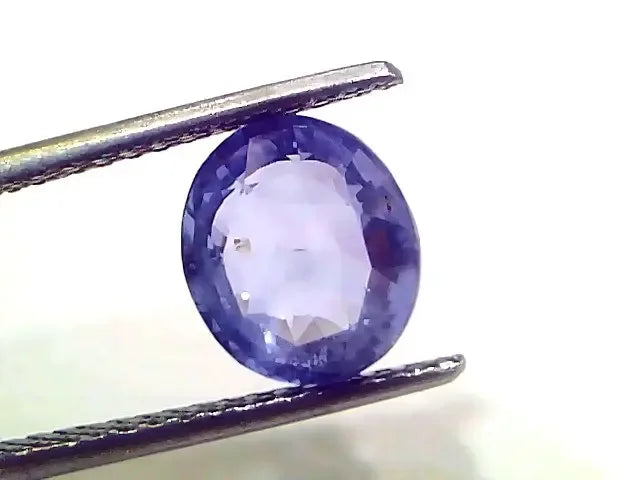4.13 Ct IGI Certified Unheated Untreated Natural Ceylon Blue Sapphire - Venus Gems