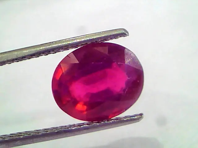 4.13 Ct Natural Ruby Gemstone Manek Gem for Sun (Heated)