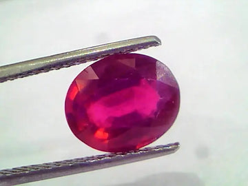 4.13 Ct Natural Ruby Gemstone Manek Gem for Sun (Heated)