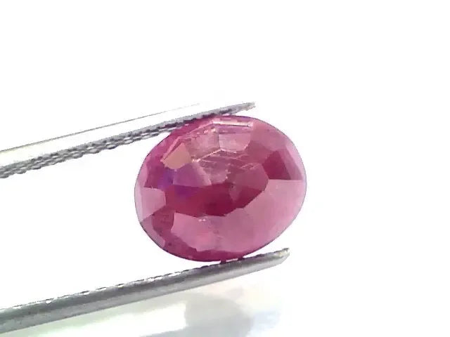 4.14 Ct Certified Unheated Untreated Natural New Burma Ruby - Venus Gems