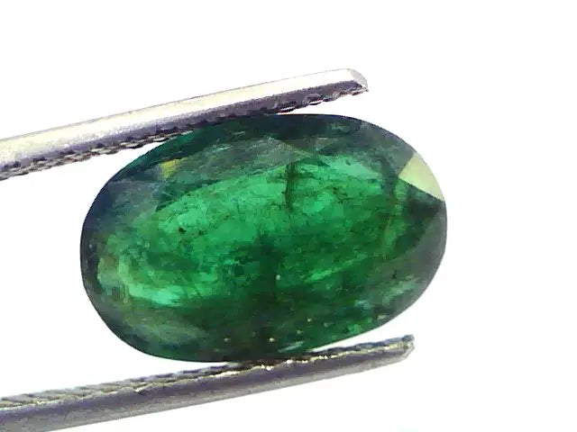 4.14 Ct Untreated Natural Zambian Emerald Gemstone,Real Panna